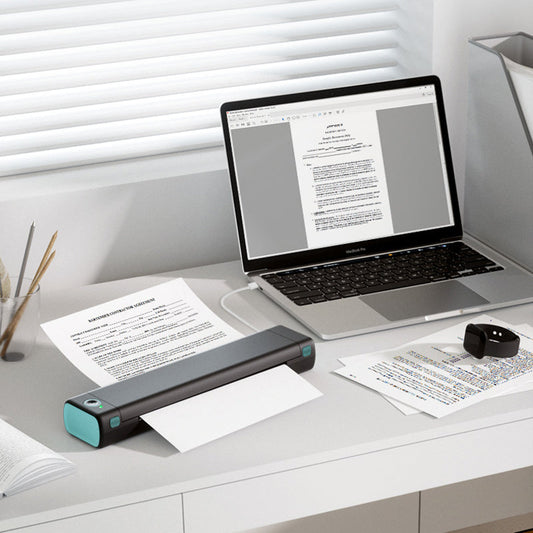 🔈57% KORTING 🔥D810 Draagbare Bluetooth thermische printer – Ideaal voor tattoostudio's en kantoren🖨️📱