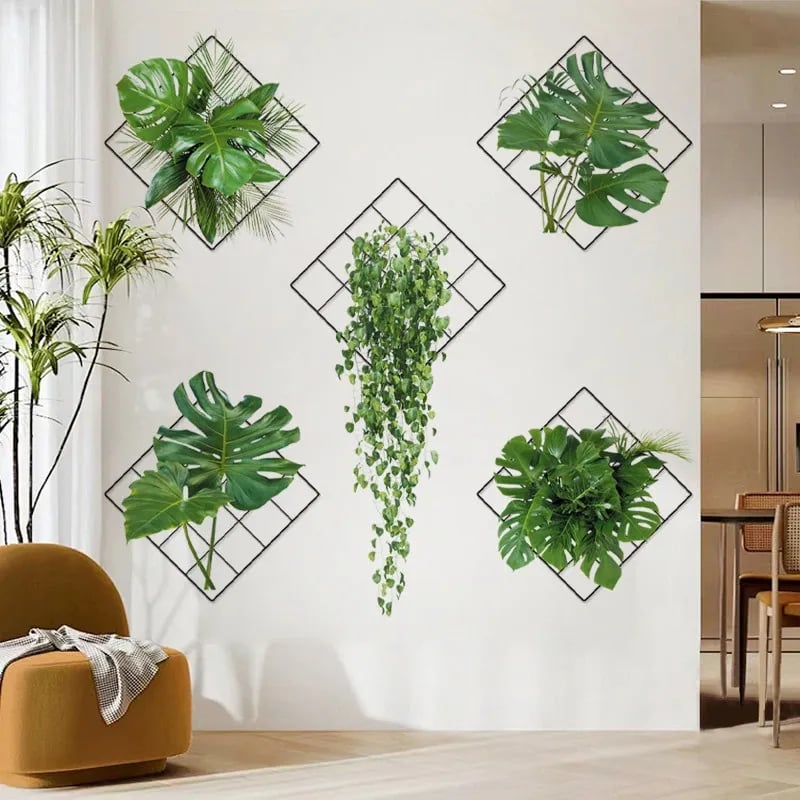 🌿💐3D Green Plant Wall Sticker