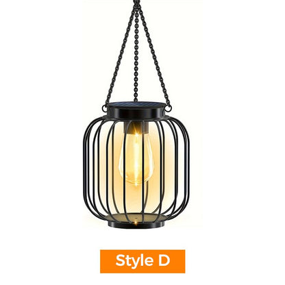 🌟Retro metalen lantaarns op zonne-energie