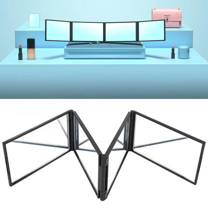 Multi-hoek opvouwbare spiegel voor zelfknippen - Hoofd-achteraanzicht beschikbaar