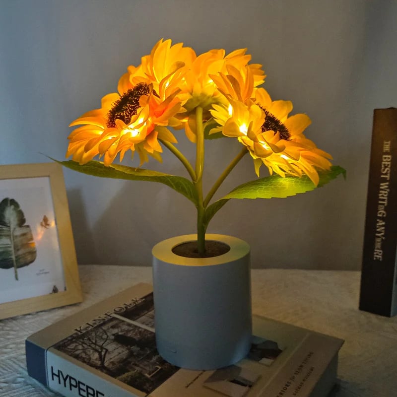 🌻🔥 Speciale aanbieding van deze week: 50% korting – Voorverkoop voor Moederdag 🔥🌻 Klein led-nachtlampje met zonnebloem-effect