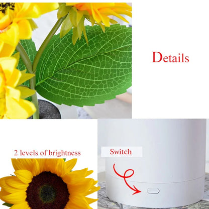 🌻🔥 Speciale aanbieding van deze week: 50% korting – Voorverkoop voor Moederdag 🔥🌻 Klein led-nachtlampje met zonnebloem-effect