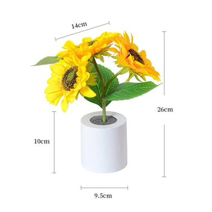 🌻🔥 Speciale aanbieding van deze week: 50% korting – Voorverkoop voor Moederdag 🔥🌻 Klein led-nachtlampje met zonnebloem-effect