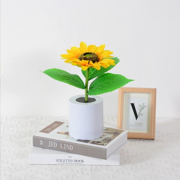 🌻🔥 Speciale aanbieding van deze week: 50% korting – Voorverkoop voor Moederdag 🔥🌻 Klein led-nachtlampje met zonnebloem-effect