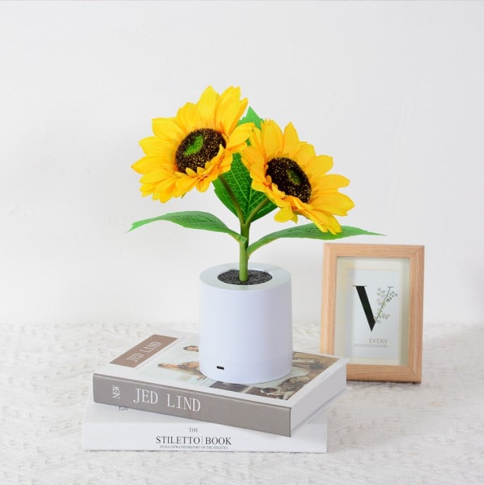 🌻🔥 Speciale aanbieding van deze week: 50% korting – Voorverkoop voor Moederdag 🔥🌻 Klein led-nachtlampje met zonnebloem-effect