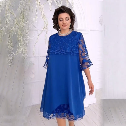 🌸2026 Hot Sale🌸Transparante kanten jurk in een gelaagde look