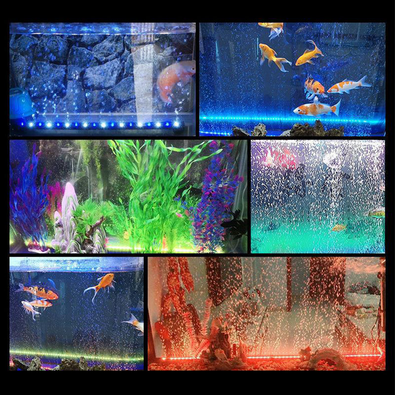 💕💕LED Aquarium Kleurrijke Luchtbelverlichting