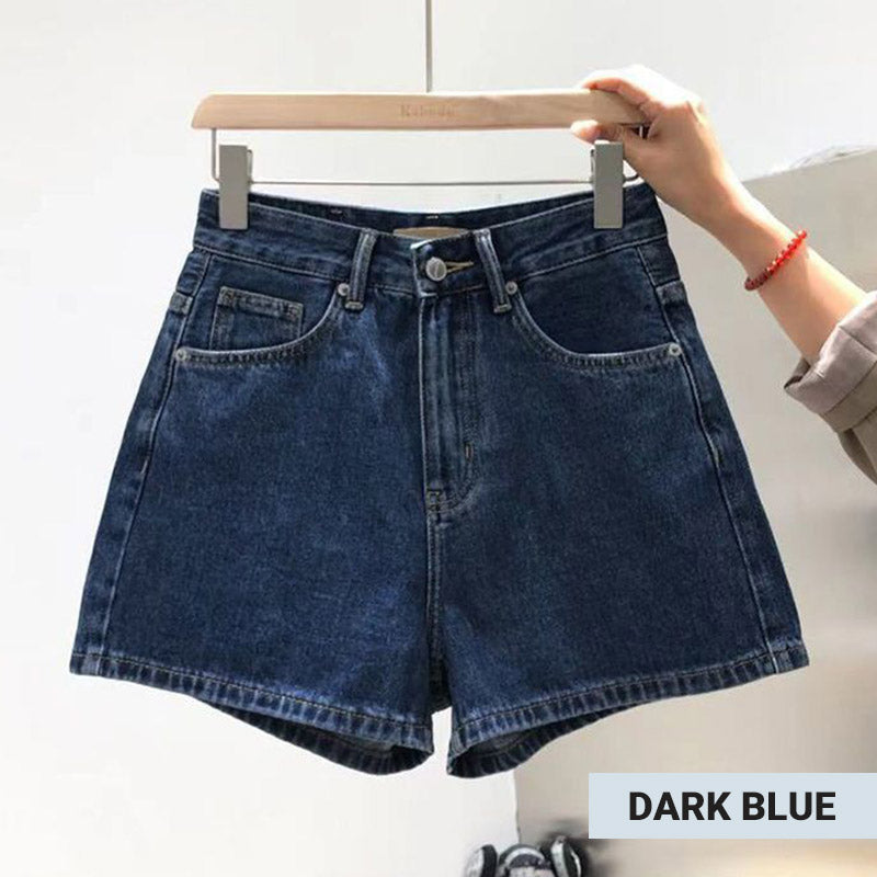 🩳 LIMITED-TIME 50% OFF! ✨ Women's High-Waist Denim Shorts – Loose Fit, 4 Pockets, 3 Colors ☀️