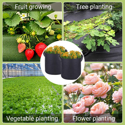 🌱50% KORTING🌿Duurzaam en herbruikbaar, micro-geventileerde geotextiele plantenzak