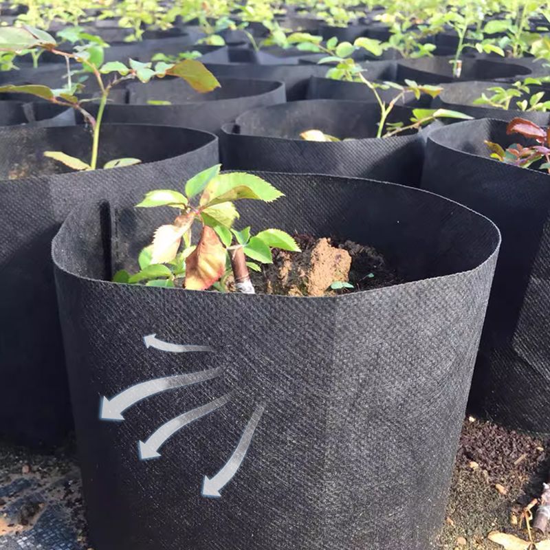 🌱50% KORTING🌿Duurzaam en herbruikbaar, micro-geventileerde geotextiele plantenzak