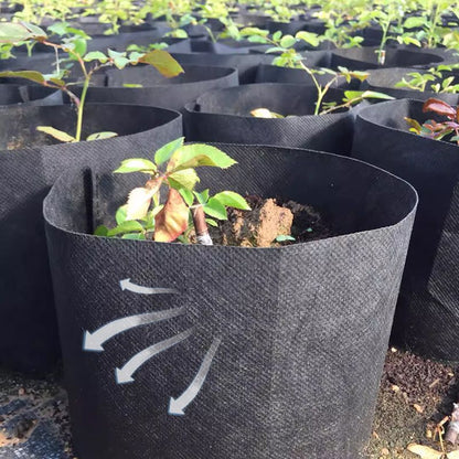 🌱50% KORTING🌿Duurzaam en herbruikbaar, micro-geventileerde geotextiele plantenzak