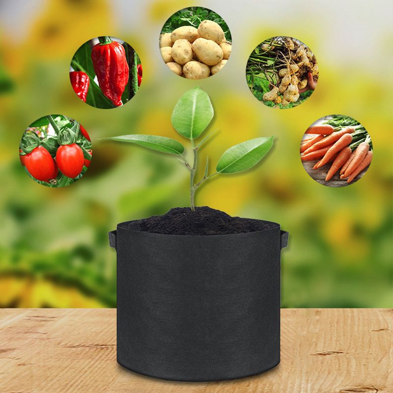 🌱50% KORTING🌿Duurzaam en herbruikbaar, micro-geventileerde geotextiele plantenzak