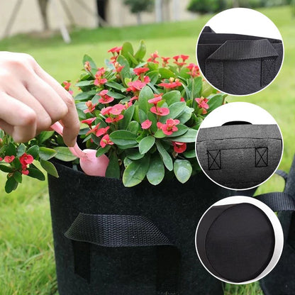 🌱50% KORTING🌿Duurzaam en herbruikbaar, micro-geventileerde geotextiele plantenzak