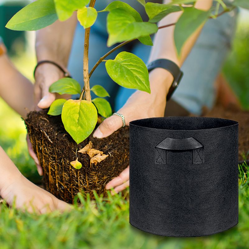 🌱50% KORTING🌿Duurzaam en herbruikbaar, micro-geventileerde geotextiele plantenzak