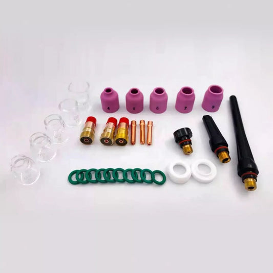 31PCS Tig lastoorts glazen cup kit
