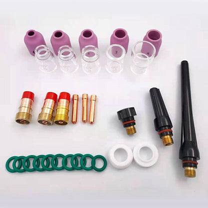 31PCS Tig lastoorts glazen cup kit