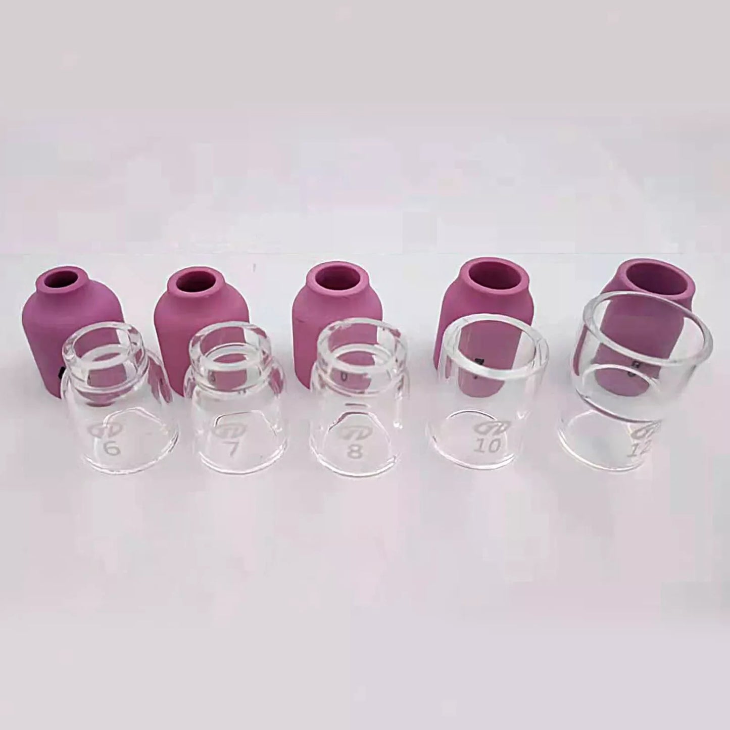 31PCS Tig lastoorts glazen cup kit
