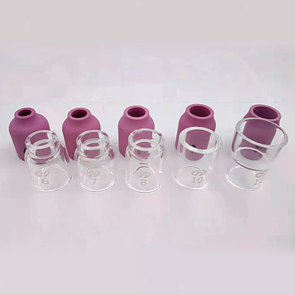 31PCS Tig lastoorts glazen cup kit