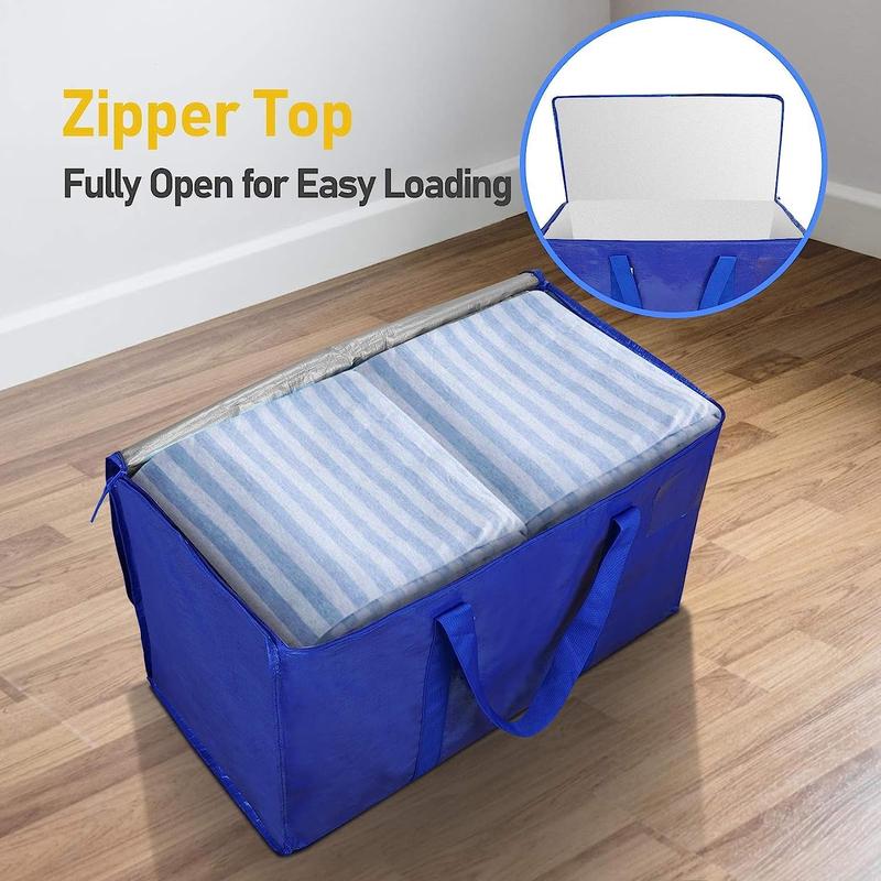 24 Gallon Extra Large Opvouwbare Verhuiszakken voor zwaar gebruik