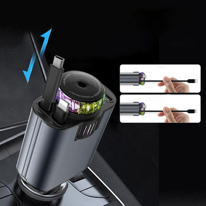 【50% KORTING】✨ Eén apparaat, eindeloze vibes | 5-in-1 oplader & aromadiffuser | Schakel over van dagoplader naar nachtgalaxie 🌌