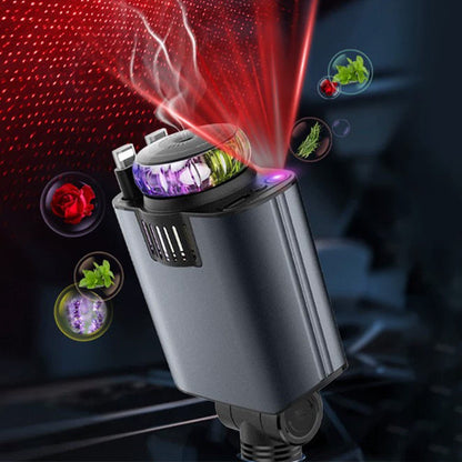 【50% KORTING】✨ Eén apparaat, eindeloze vibes | 5-in-1 oplader & aromadiffuser | Schakel over van dagoplader naar nachtgalaxie 🌌