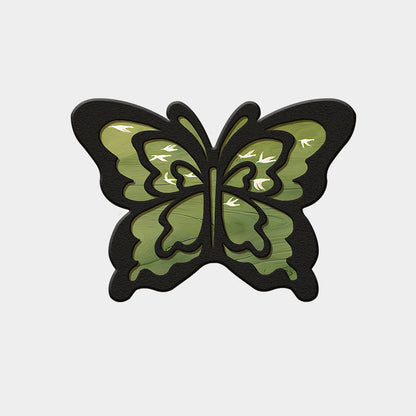 Retro Butterfly Diatomite Mat – Quick Drying & Non-Slip