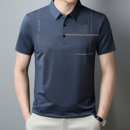 ⏳ Limited time 50% off! 💥Men's Loose Cool Breathable Lapel T-Shirt