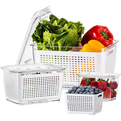 ⭐⭐⭐⭐⭐[Praktisch cadeau] Verse groente fruit opslag container