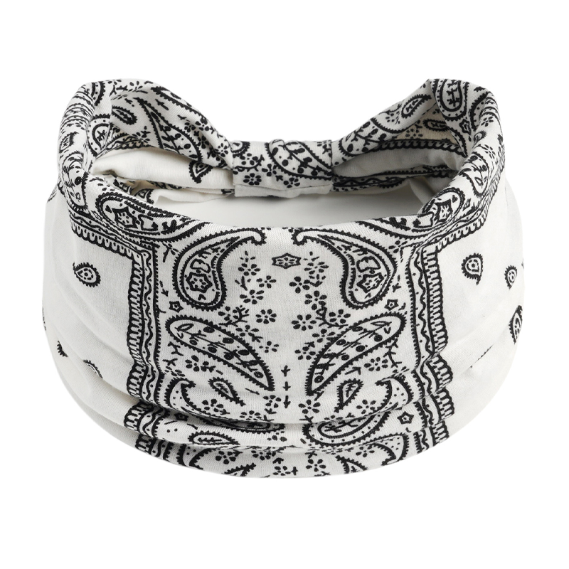 🌸Bohemian Yoga Hoofdband: Amerikaans Bloemenpatroon, Zweetabsorberende Haarband🎀💧