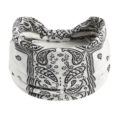 🌸Bohemian Yoga Hoofdband: Amerikaans Bloemenpatroon, Zweetabsorberende Haarband🎀💧