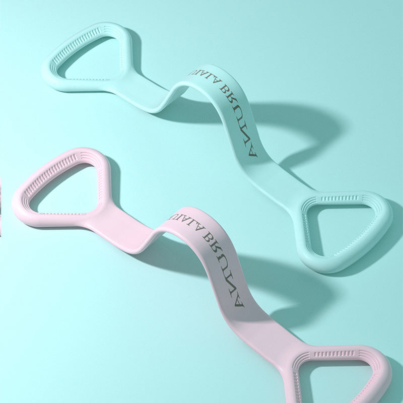 🥳UITVERKOOP 2026🥳💞Meer dan 50.000 stuks verkocht!✨ 💝Figuur 8-weerstandsbanden - siliconen fitnessbanden voor vrouwen