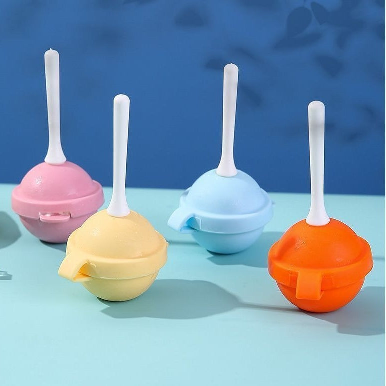 🌞Fris De Lente In Met 50% Korting!🍦2-in-1 Siliconen IJsvormpjes Set | Voor Gezonde Lolly IJsjes & XL Cocktail IJsballen | BPA-Vrij (12-Delig)