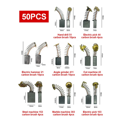 Koolstofborstelset voor elektrische gereedschappen