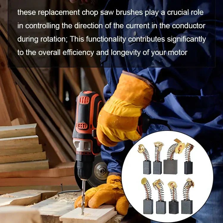 Koolstofborstelset voor elektrische gereedschappen