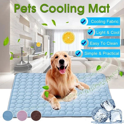 ❄️Zomer 50% KORTING🐶 Wasbare Draagbare Huisdier Koelmat Voor Binnen En Buiten