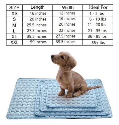 ❄️Zomer 50% KORTING🐶 Wasbare Draagbare Huisdier Koelmat Voor Binnen En Buiten