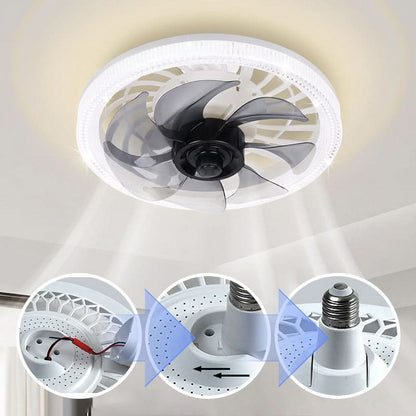 🌞50% korting! 💡2-in-1 dimbare plafondventilatorlamp met afstandsbediening – stil, verstelbaar en ruimtebesparend.