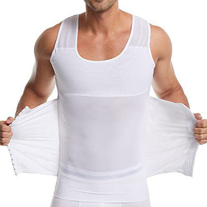 💪 Afslankend vest van mesh voor heren | Ademend • Zweetafvoerend • Comfortabel