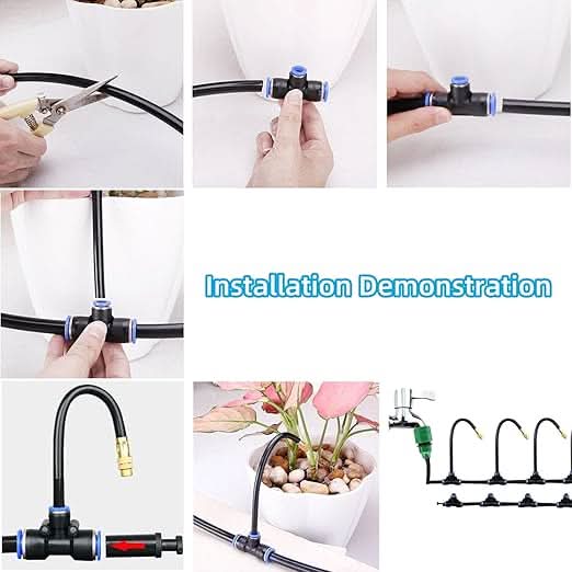 🔥Zomeraanbieding 50% KORTING🚿360° Gebogen Automatisch Tuinberegeningssysteem