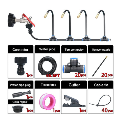 🔥Zomeraanbieding 50% KORTING🚿360° Gebogen Automatisch Tuinberegeningssysteem