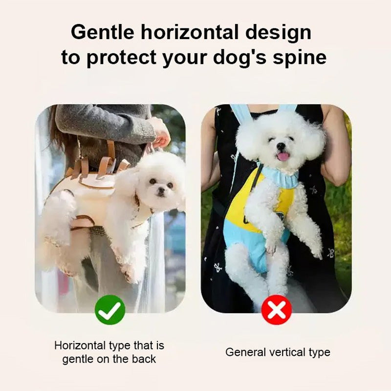 🐶50% KORTING 🎒 2-in-1 Draagbare Ademende Huisdierdrager Schouderzak en Rugzak