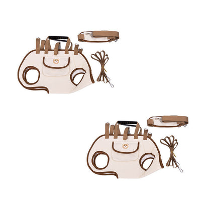🐶50% KORTING 🎒 2-in-1 Draagbare Ademende Huisdierdrager Schouderzak en Rugzak