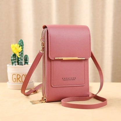 ✨️SPECIALE AANBIEDING 2026 - 52% KORTING👜 📱Dames messengerbag met touchscreen – Smartphone opladen, antidiefstal & waterbestendig