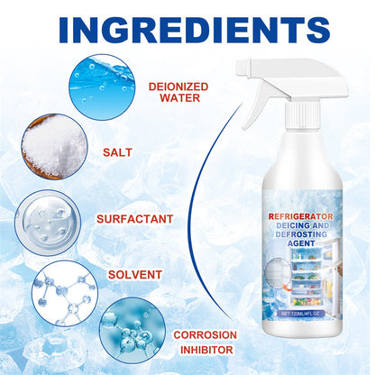 💥💥Dutch hit! 72 uur lang frisheid. Een must-have voor in de koelkast🔥——Ontdooispray voor Koelkastvriezer❄️