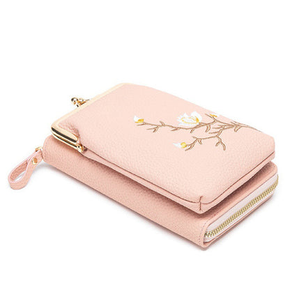 Crossbody mobiele telefoon portemonnee voor vrouwen