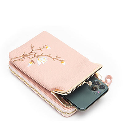Crossbody mobiele telefoon portemonnee voor vrouwen