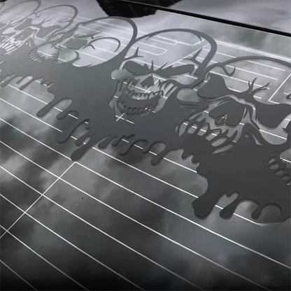 Waterproof Bleeding Skull Car Sticker