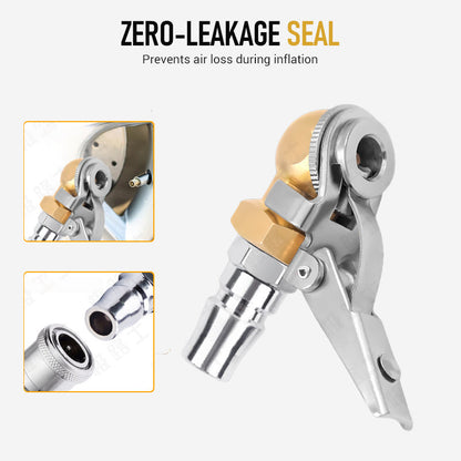 1/4 inch NPT clip-on gesloten kogel luchtkoppeling