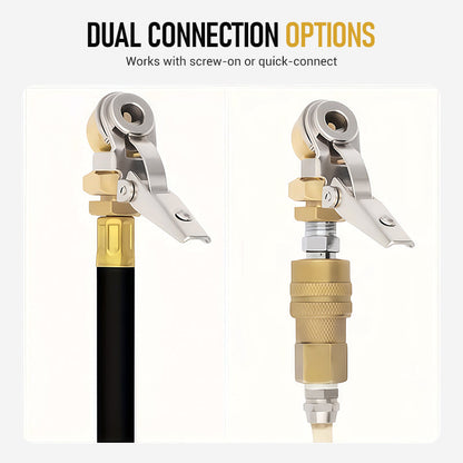 1/4 inch NPT clip-on gesloten kogel luchtkoppeling