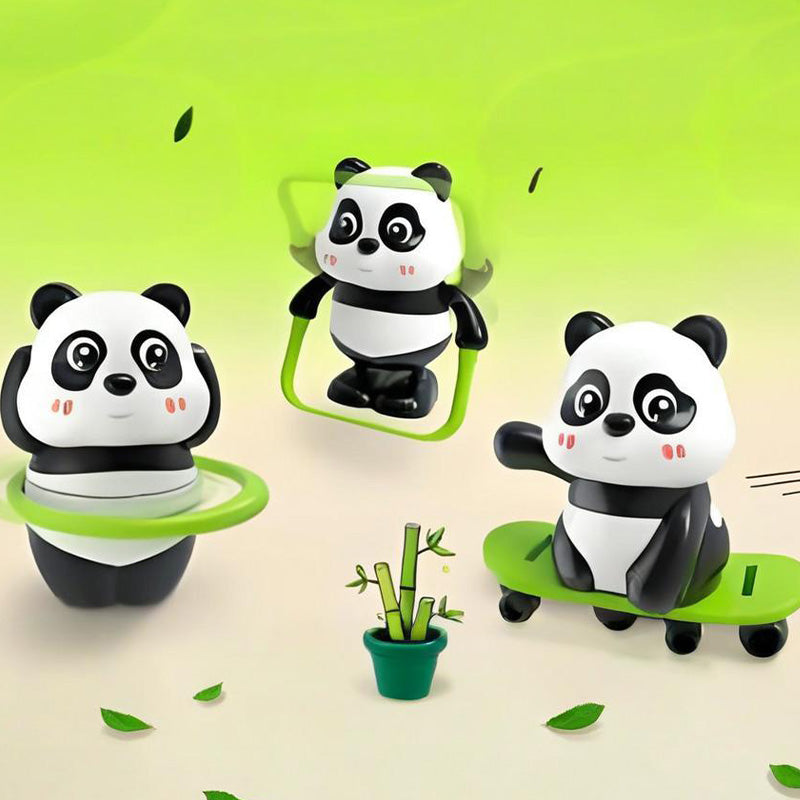 Schattige opwindbare pandaspeelgoedset voor kinderen